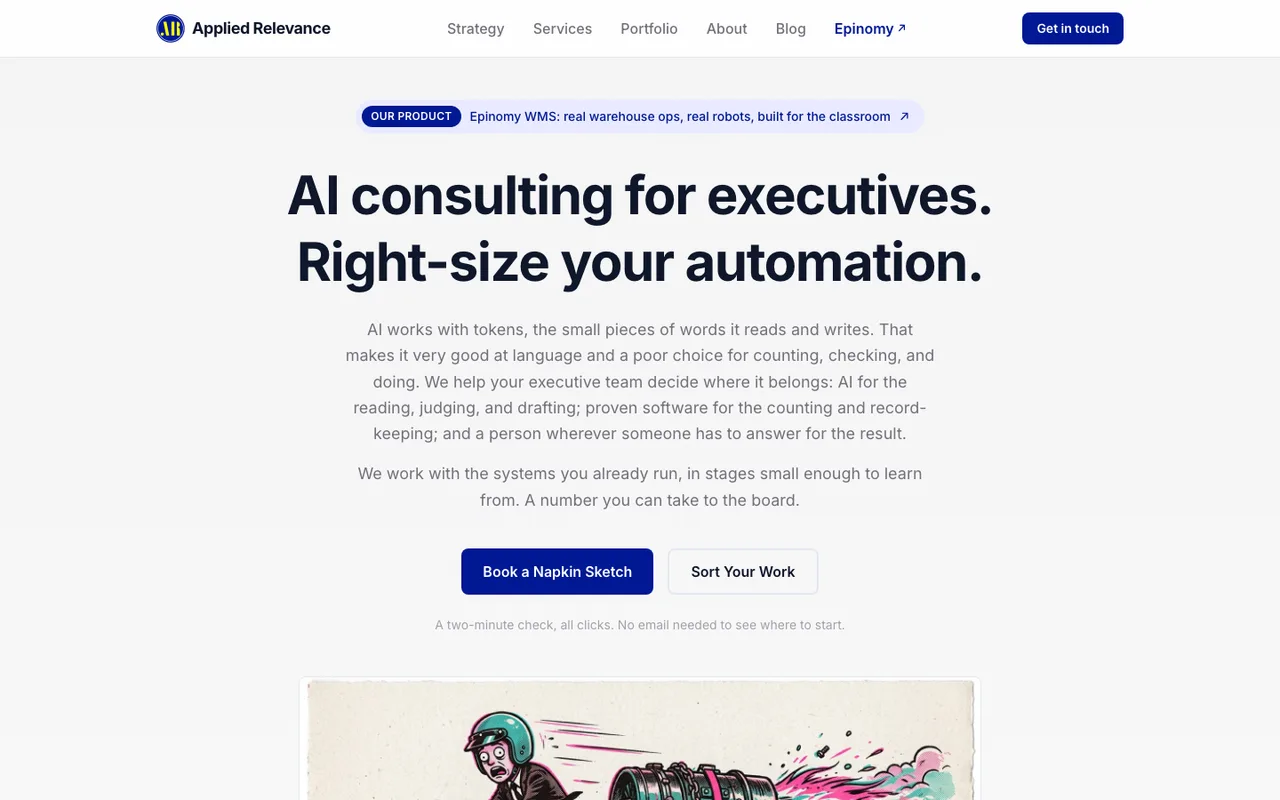 The Applied Relevance home page
